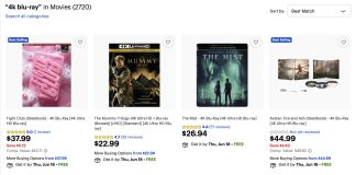 4k blu-ray on Best Buy