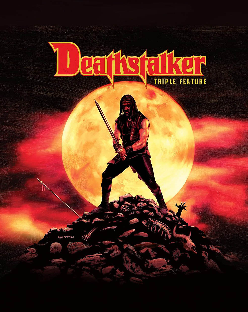 Deathstalker Triple Feature SteelBook flat