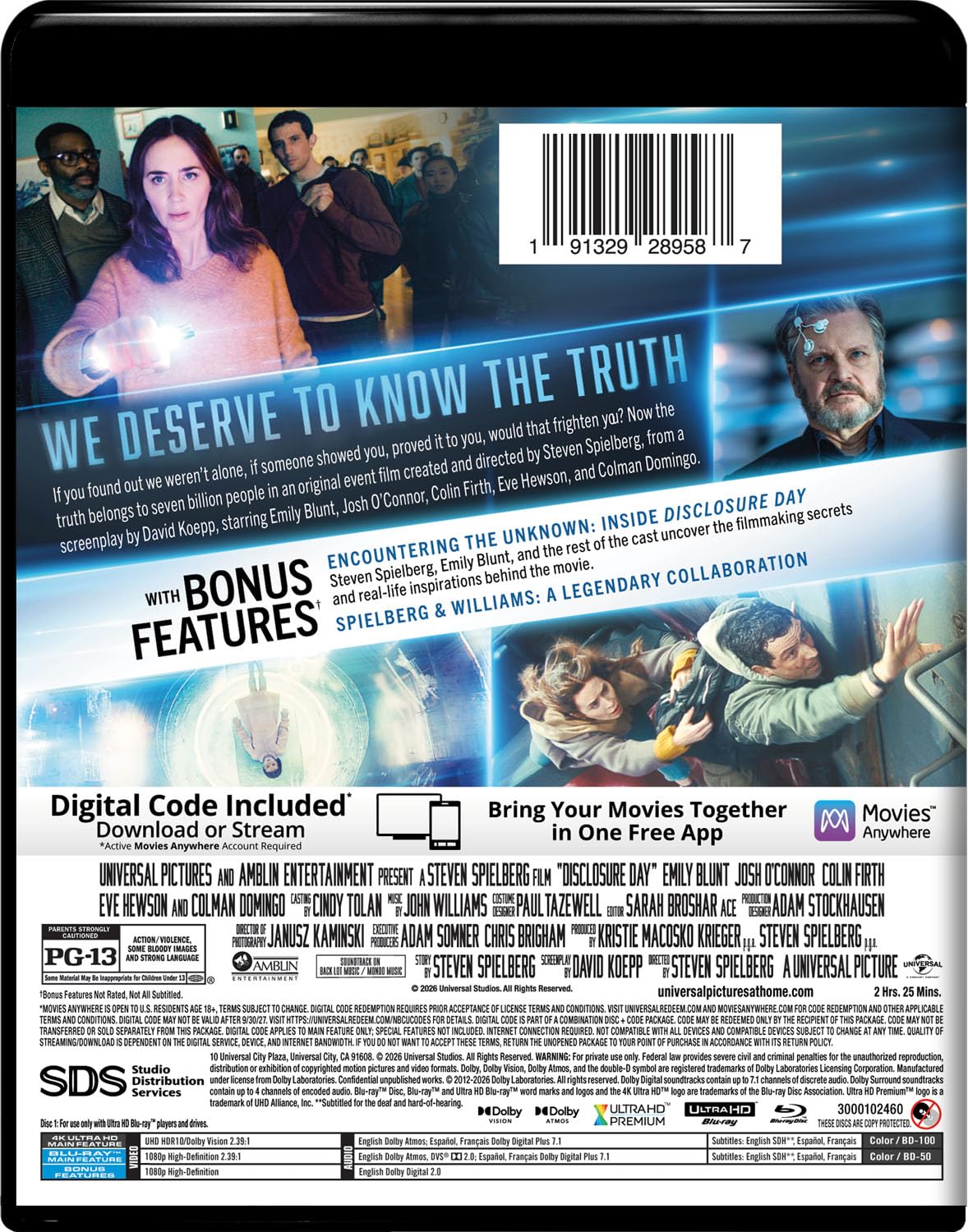 Disclosure Day (2026) 4k UHD Collector's Edition specs