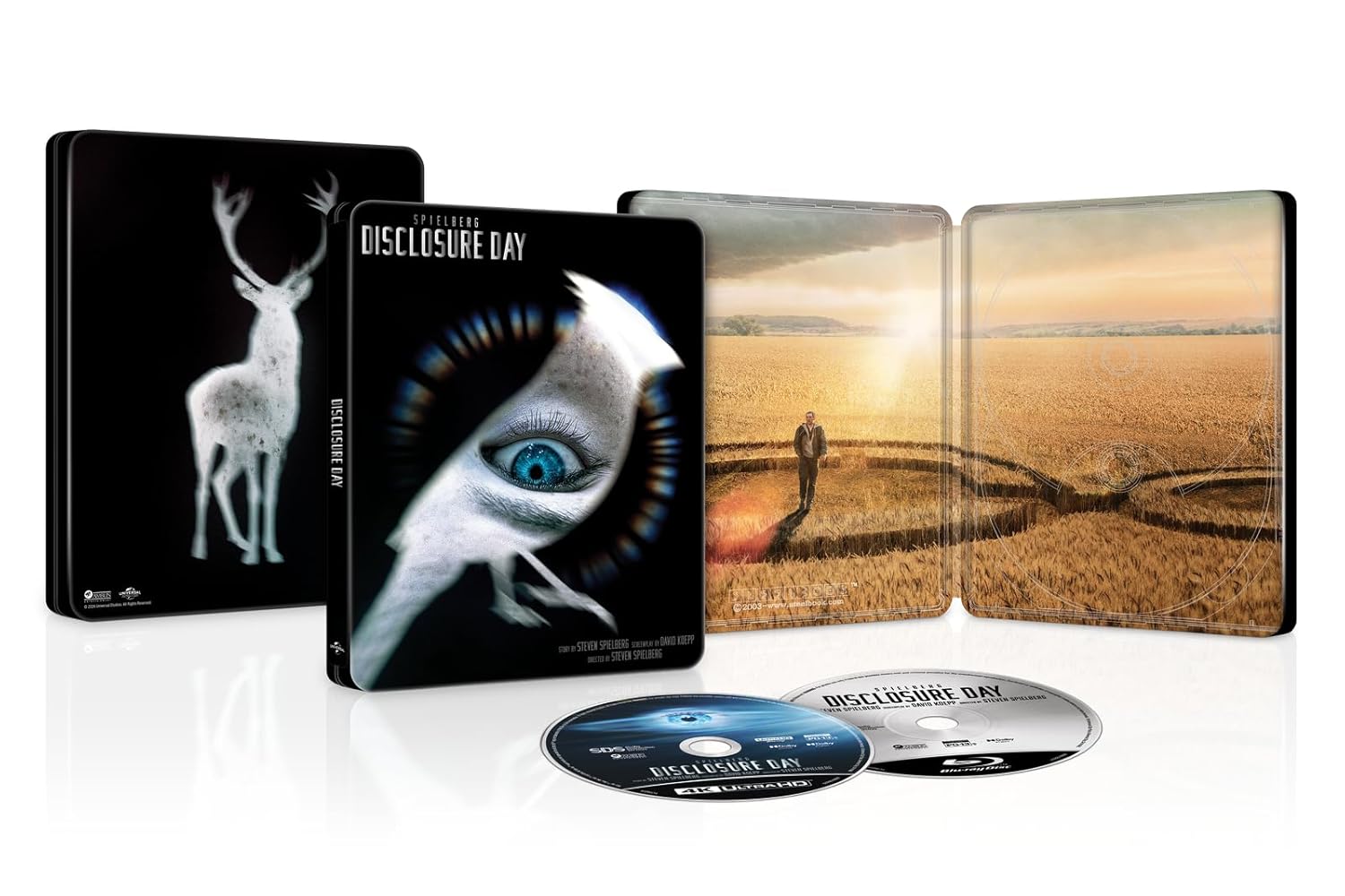 Disclosure Day 4k UHD SteelBook open