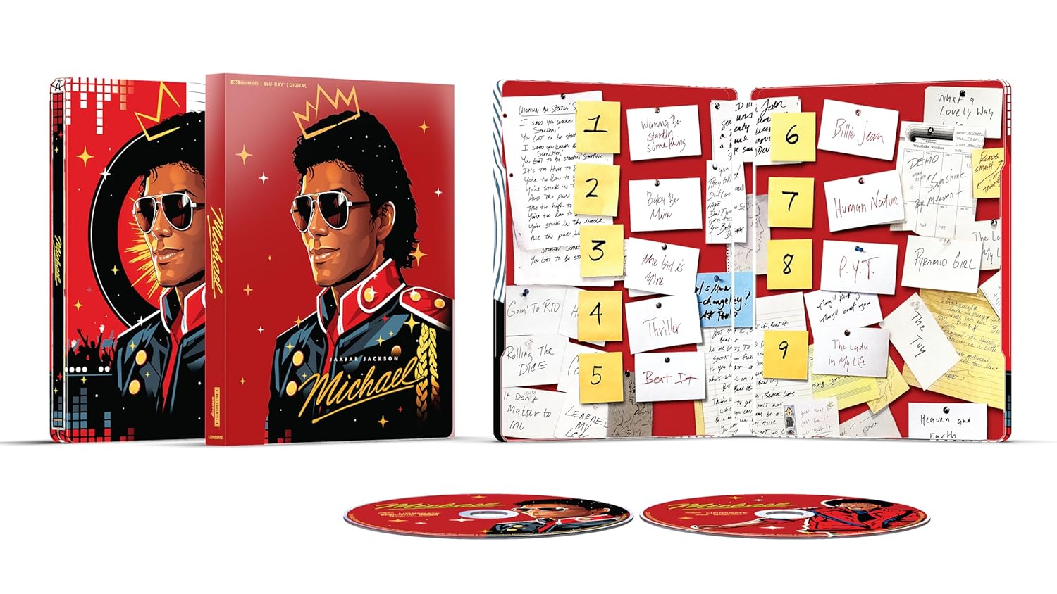 Michael 4k SteelBook interior