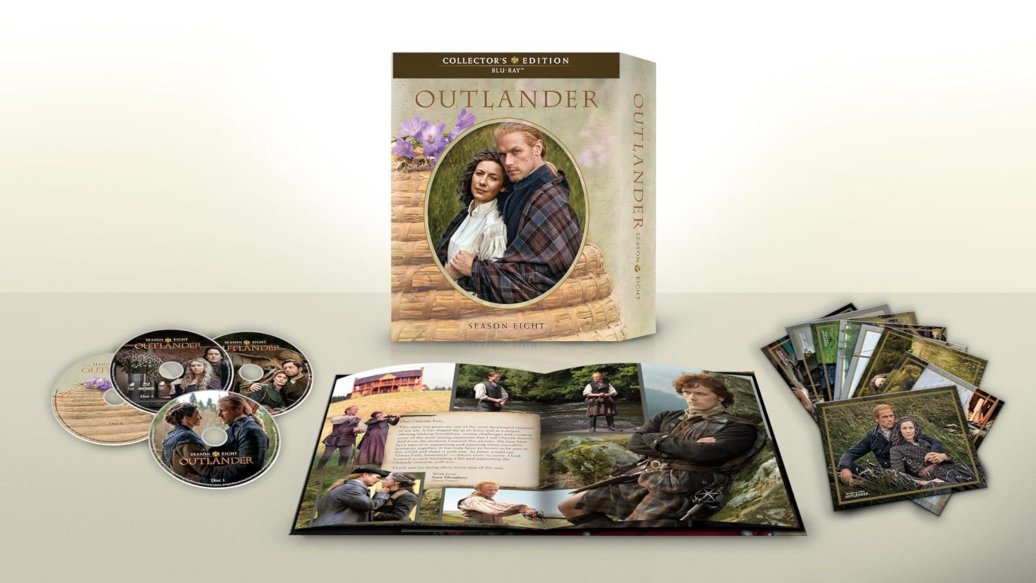 Outlander - Season 8 Blu-ray Collectors Edition open