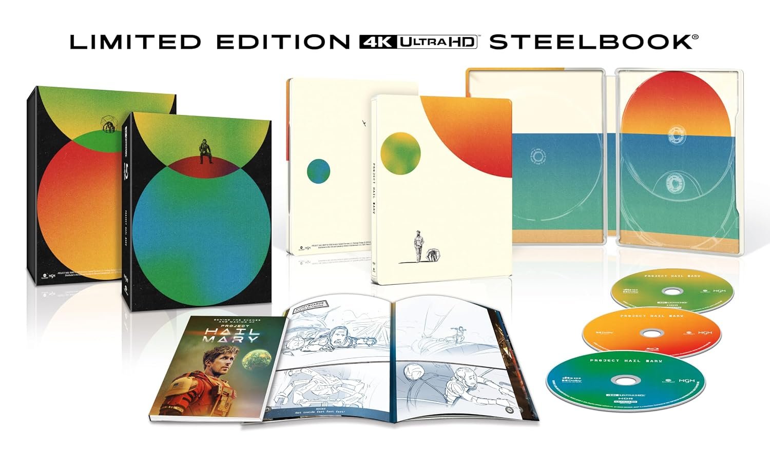 Project Hail Mary 4k SteelBook open