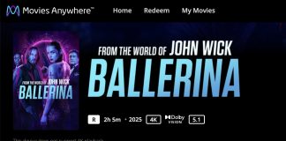 Lionsgate's Ballerina on Movies Anywhere