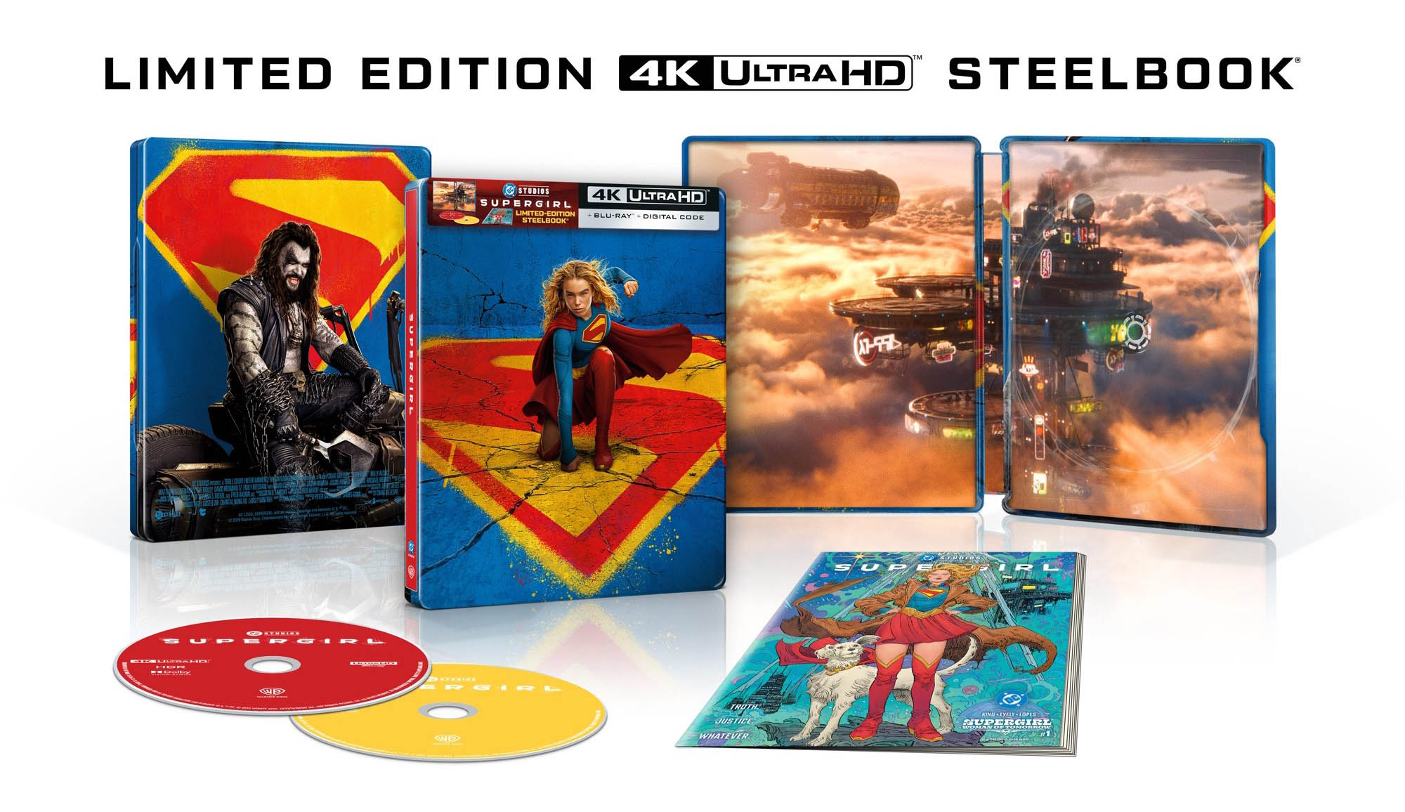 supergirl 2026 4k steelbook open 