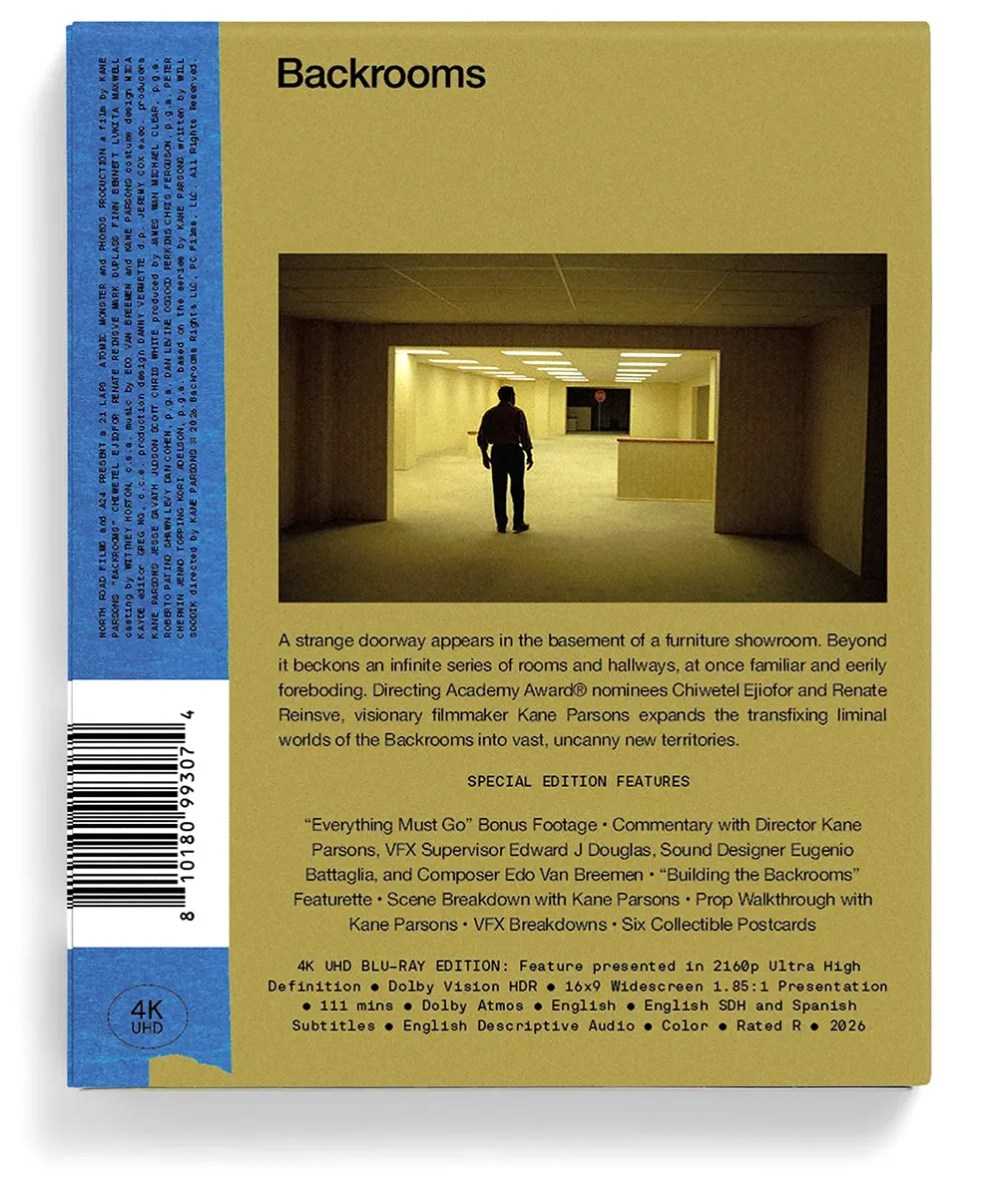 Backrooms 2026 A24 4k UHD BD specs