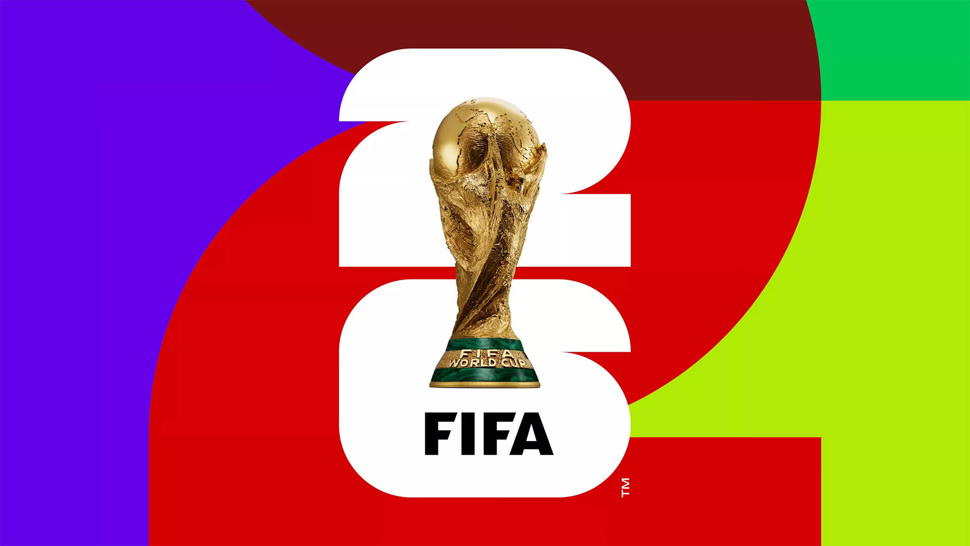 FIFA World Cup logo on background 2026