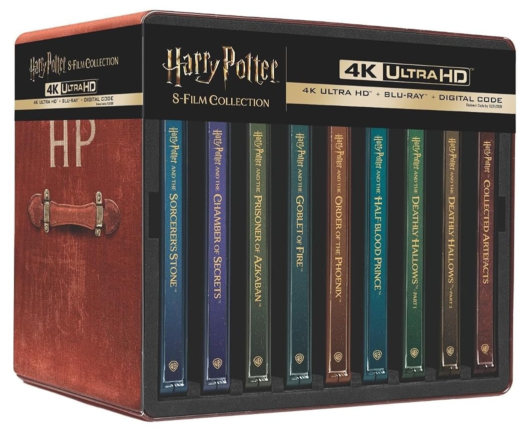 Harry Potter 8-Film Steelbook Library Case Amazon Exclusive case