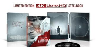Interview With a Vampire 4k SteelBook open
