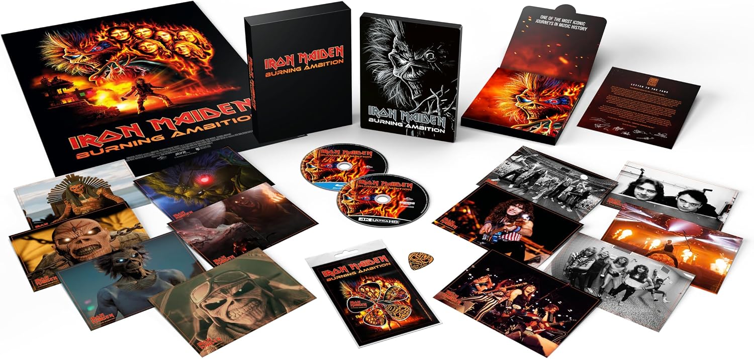 Iron Maiden Burning Ambition Collectors Premium Edition 4k UHD