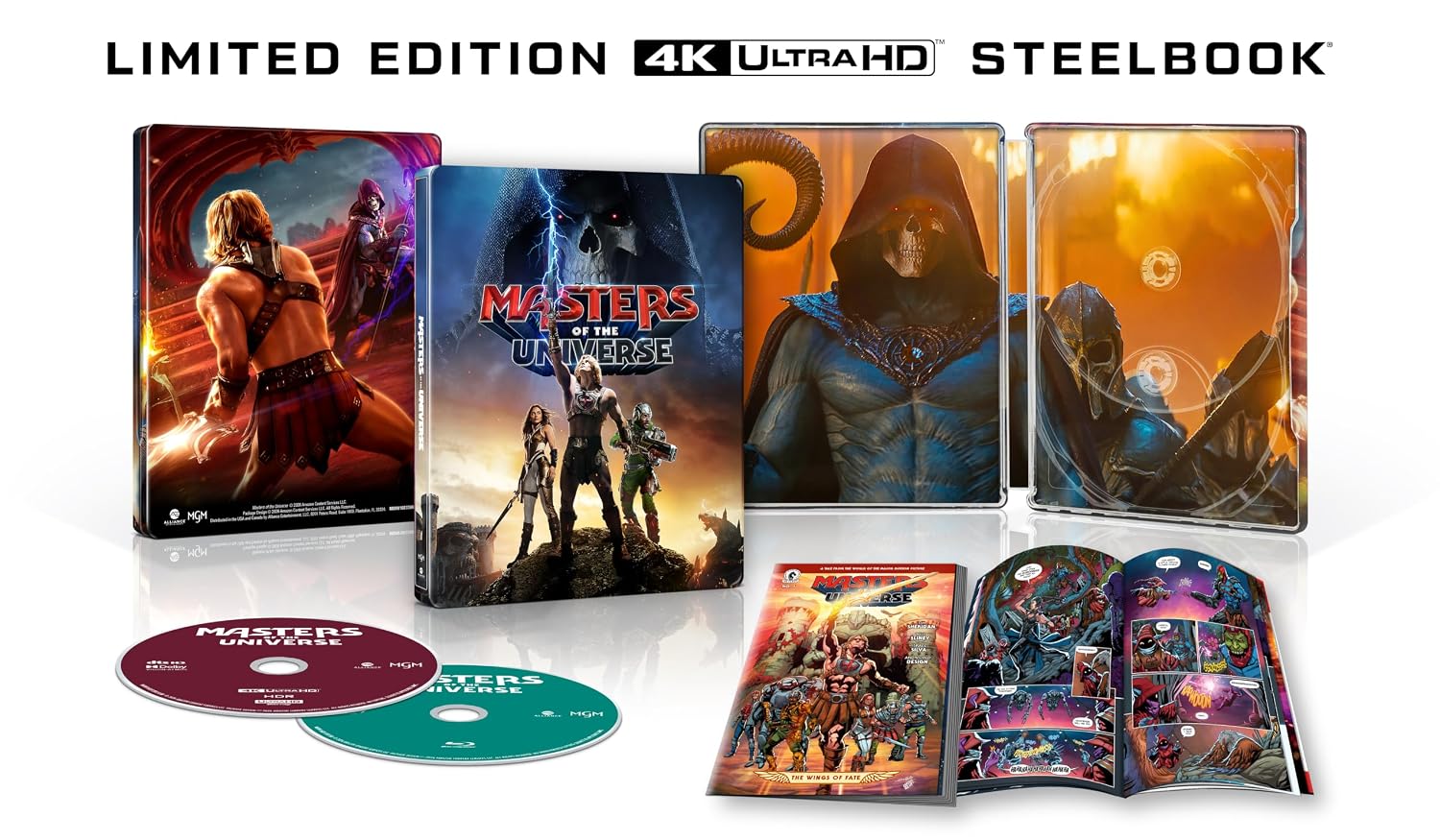 Masters Of The Universe (2026) - 4K UHD Blu-ray SteelBook - Amazon Exclusive open