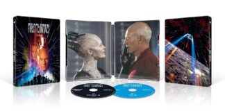Star Trek: First Contact Is Releasing In This 30th Anniversary 4k SteelBook Star Trek- First Contact 30th Anniversary SteelBook open