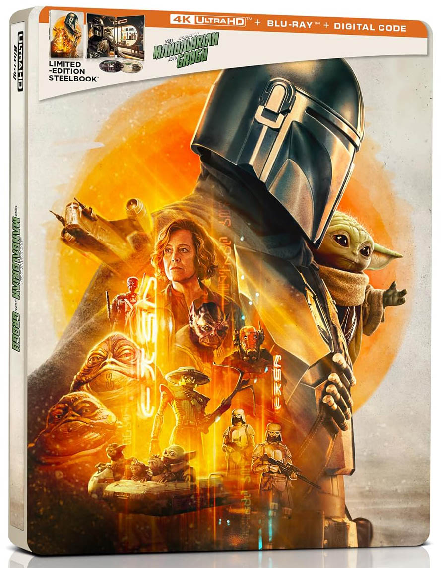 Star Wars- The Mandalorian and Grogu 4k UHD SteelBook flat