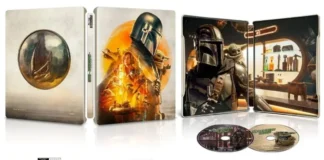 Star Wars- The Mandalorian and Grogu 4k UHD SteelBook open