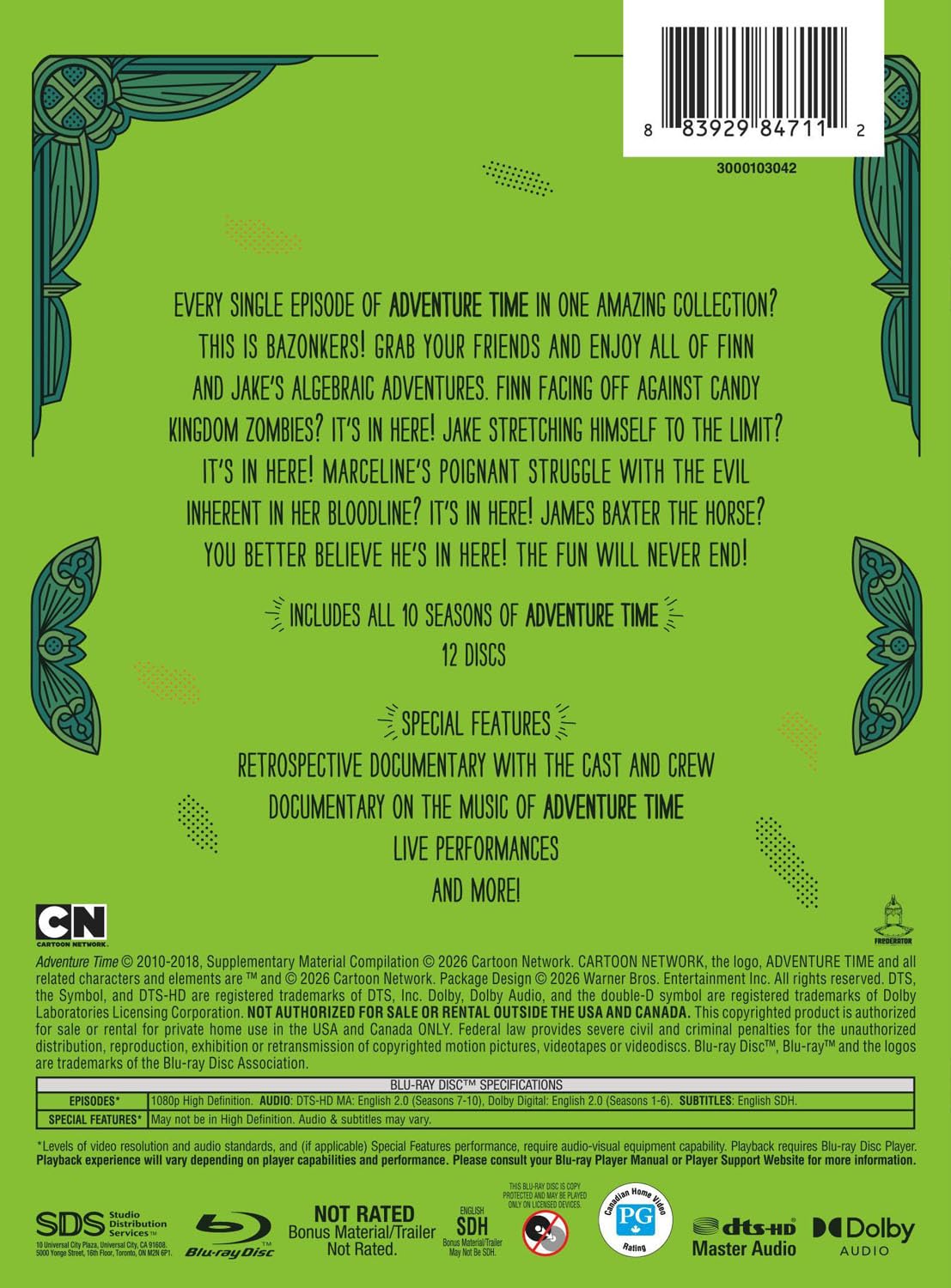 Adventure Time: The Complete Series Blu-ray