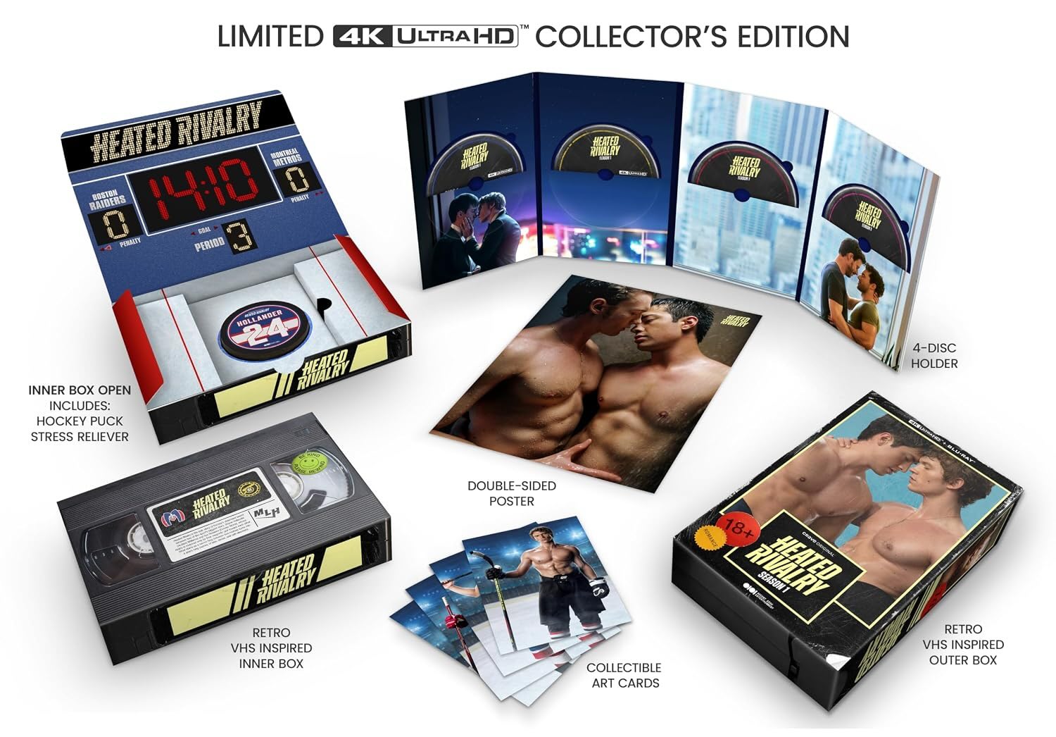 Heated Rivalry- Season One Collectors Edition - 4K Blu-ray open 2