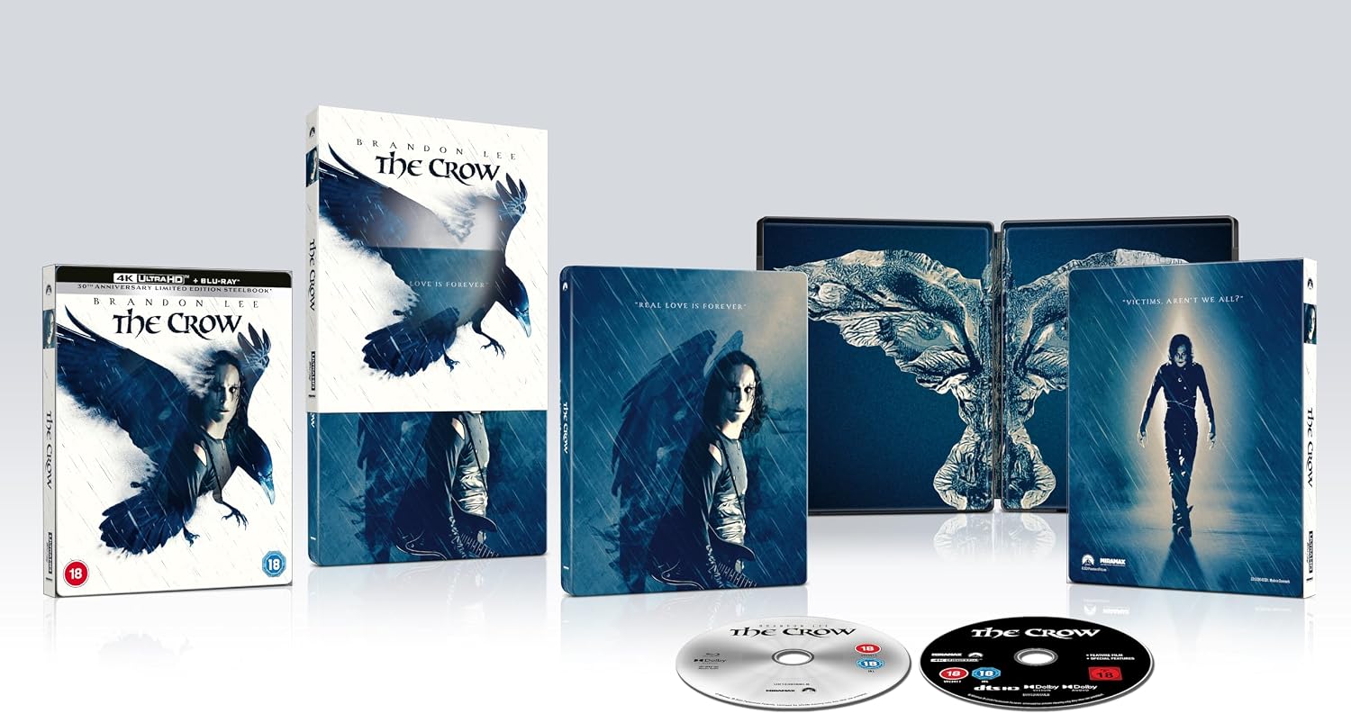 The Crow 1994 SteelBook 2025 open UK