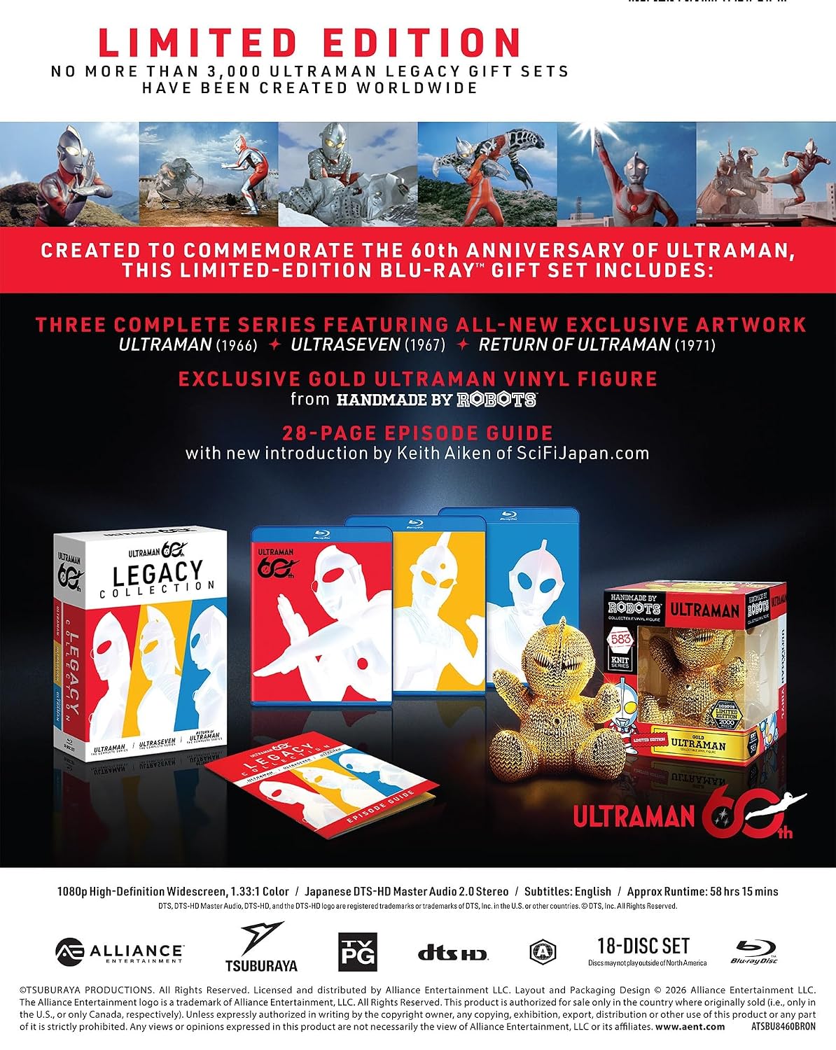 Ultraman Legacy Collection specs