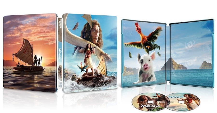 Moana 2026 SteelBook open