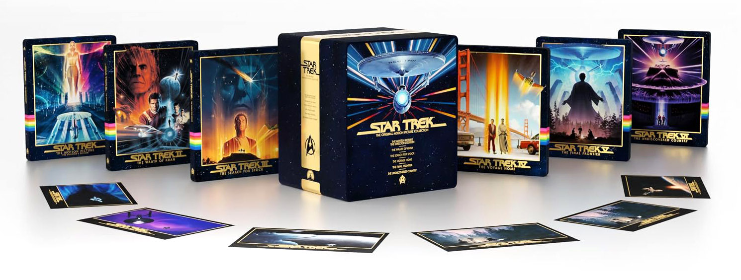 Star Trek- The Collection Library Case (1-6) Library Case Collection 4k UHD open