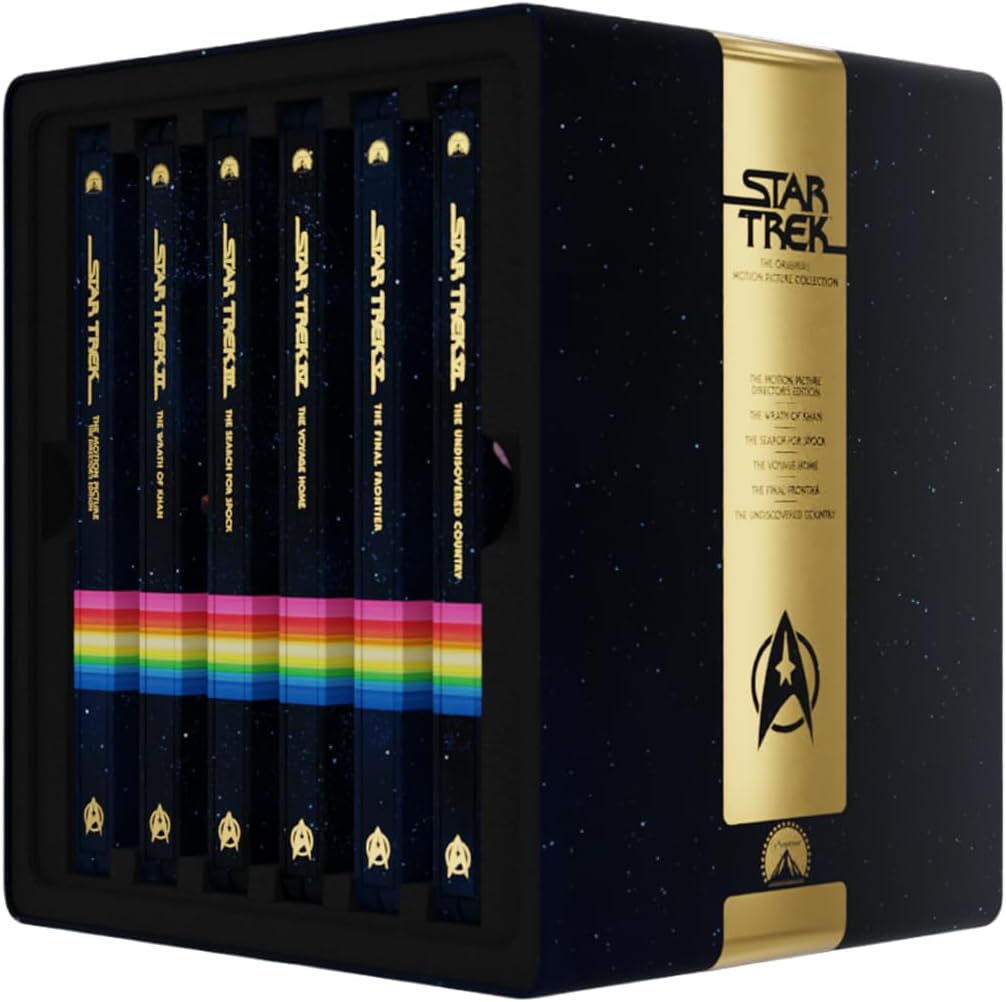 Star Trek- The Collection Library Case (1-6) Library Case Collection 4k UHD