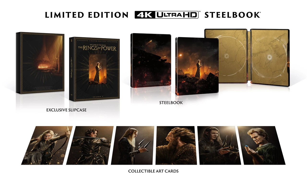 The Lord of the Rings The Rings of Power Season 2 SteelBook