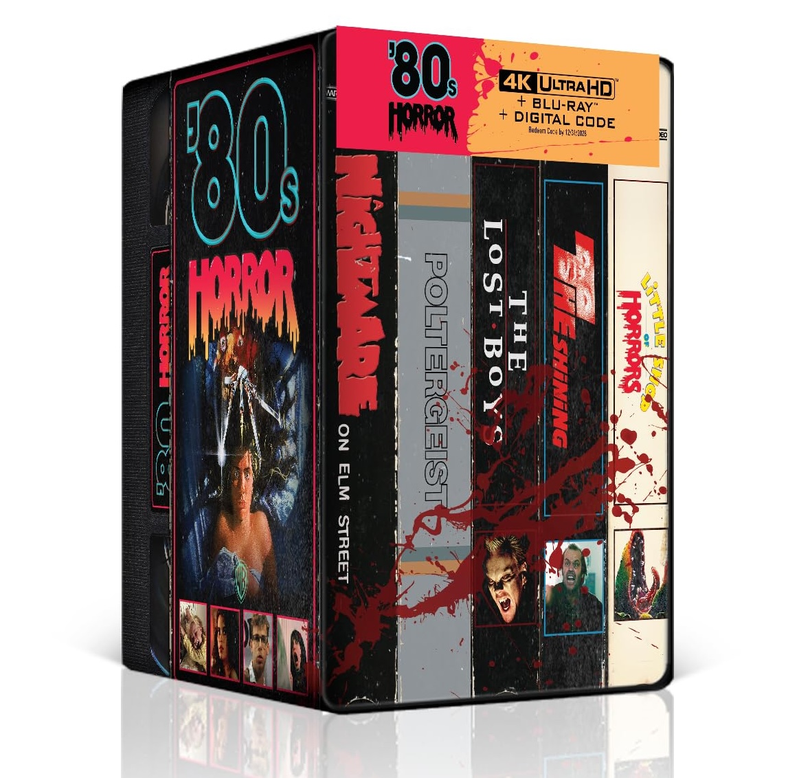 80s Horror 5-Film SteelBook Library Case side