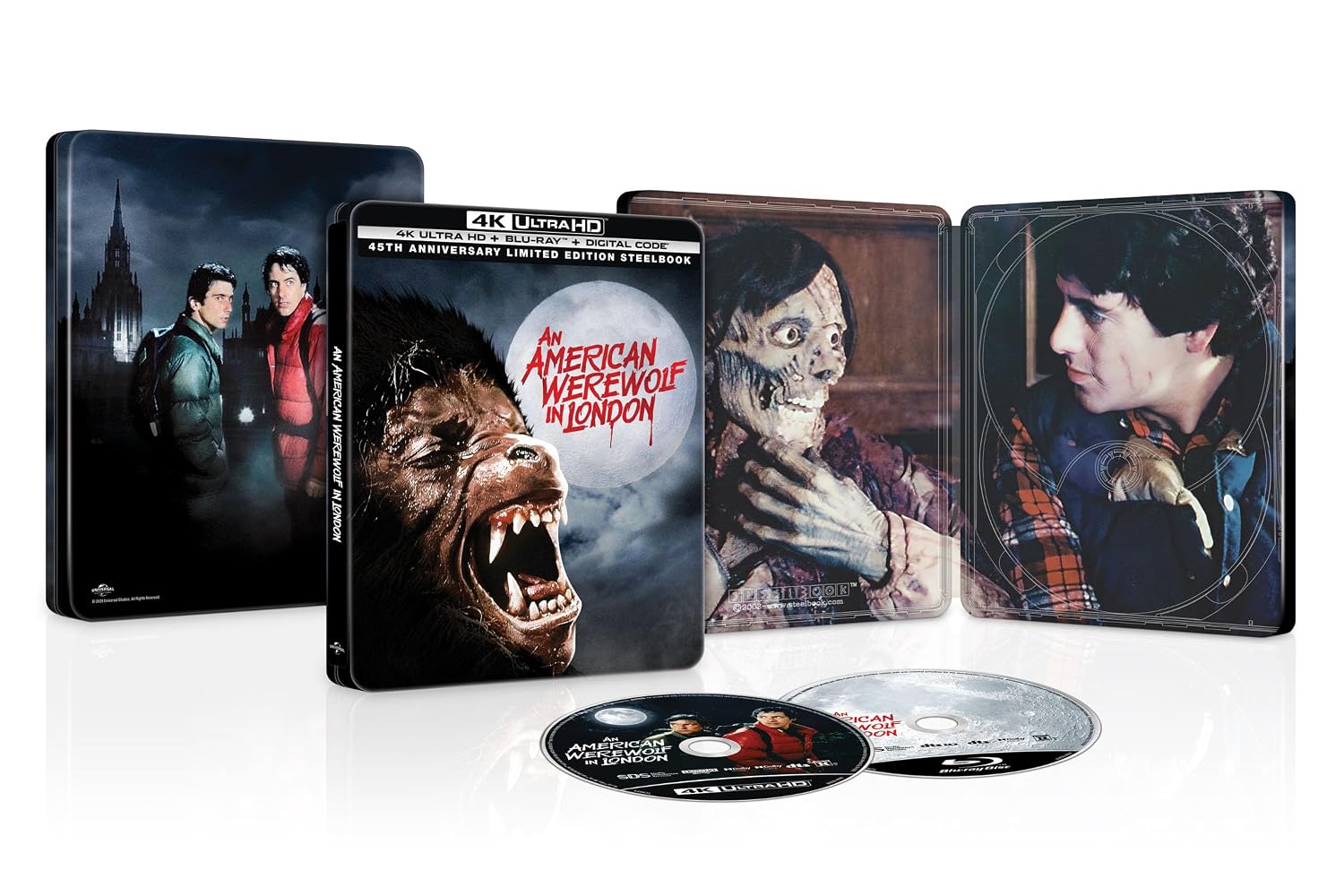 An American Werewolf in London 4K Blu-ray 45th Anniversary SteelBook edition