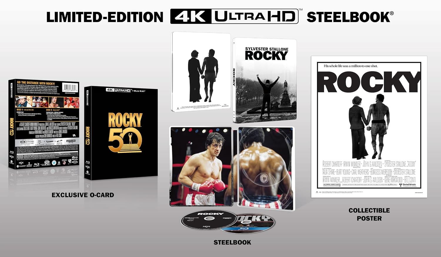 Rocky (1976) 50th Anniversary 4k UHD BD SteelBook