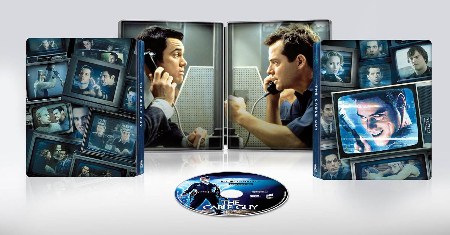 The Cable Guy 30th Anniversary 4k SteelBook open