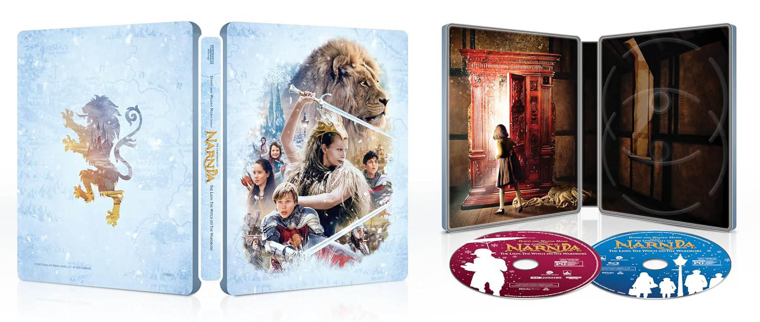 The Chronicles Of Narnia- The Lion, The Witch, And The Wardrobe SteelBook open