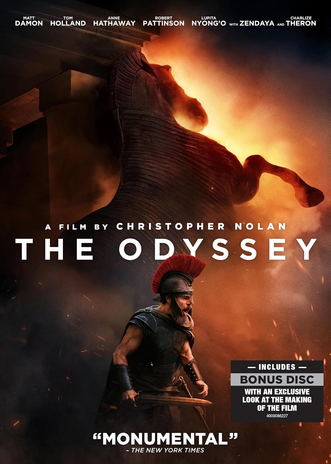 The Odyssey DVD flat