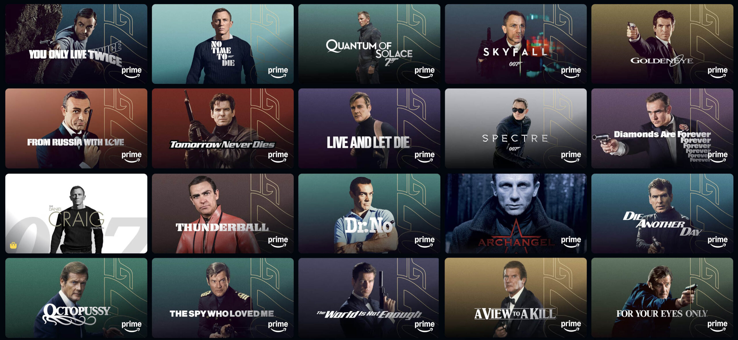 James Bond on Prime Video