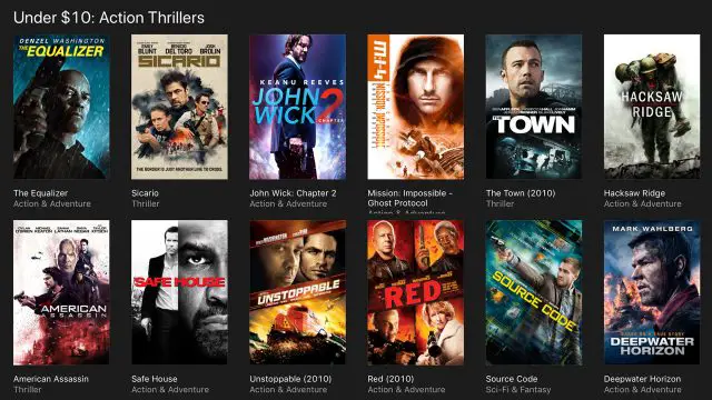 movies on itunes